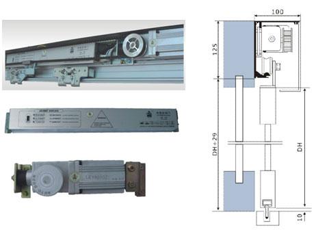 安裝中山東鳳感應(yīng)自動(dòng)門自帶電機(jī)鎖圖片