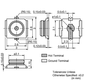 村田同轴连接器MM9329-2700图片