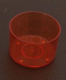 供應(yīng)紅色高透明燭盒