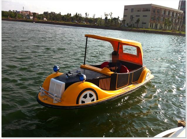 供應(yīng)2014年新款4人老爺船、公園電動(dòng)船、電瓶船生產(chǎn)廠