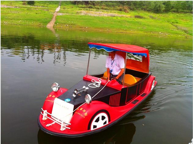 電動船老爺船電動船休閑船公園船游覽船玻璃鋼電動船