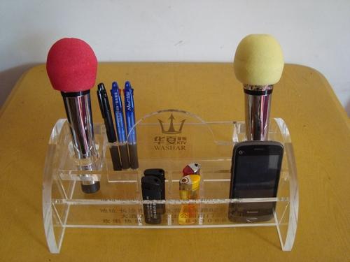 供應(yīng)*亞克力話筒架/麥架/資料座