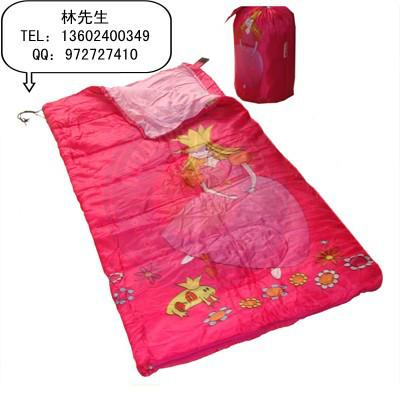 女孩睡袋兒童睡袋寶貝午睡睡袋印花圖片