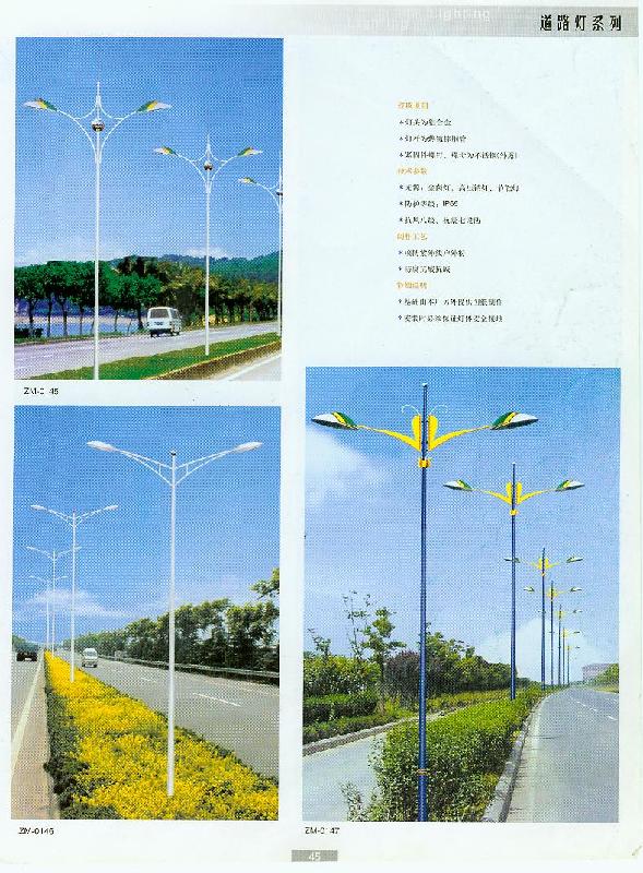 撫順雙臂燈廠家圖片