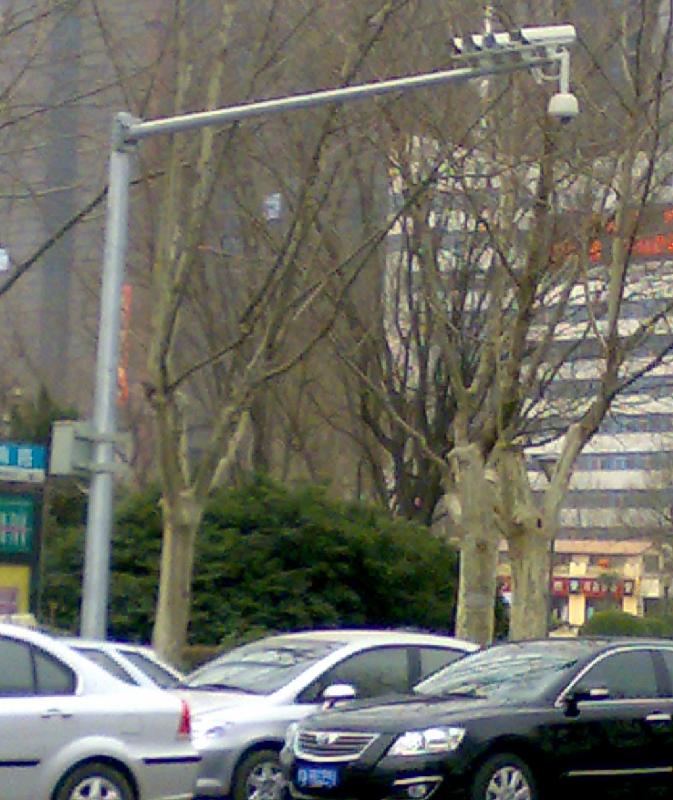 電子警察監(jiān)控桿圖片/電子警察監(jiān)控桿樣板圖 (2)
