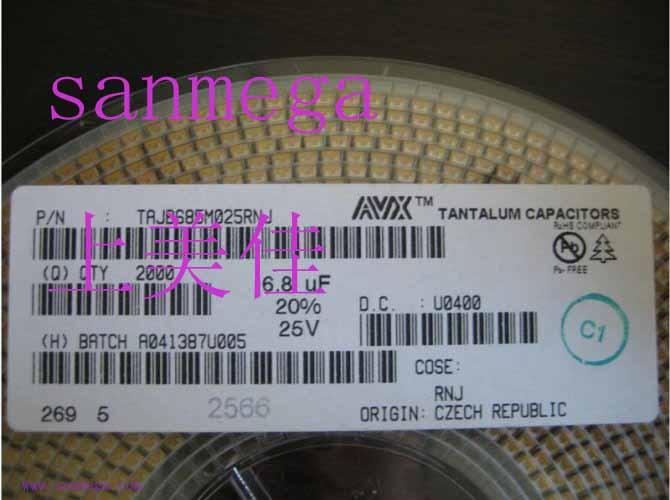 供應(yīng)AVX鉭電容TAJD685M050RNJ