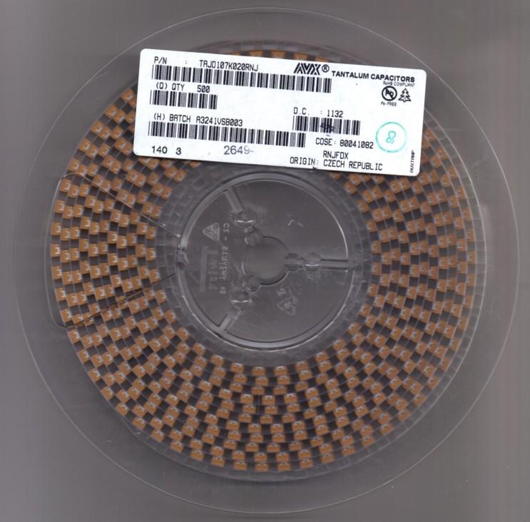 TAJB227M004RNJ鉭電容AVX代理商圖片