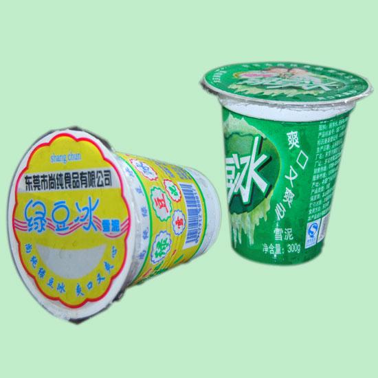 供應(yīng)綠豆冰沙奶茶紅豆封口膜標(biāo)簽