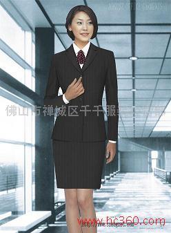 供應(yīng)佛山西裝行政套裝職業(yè)制服定做