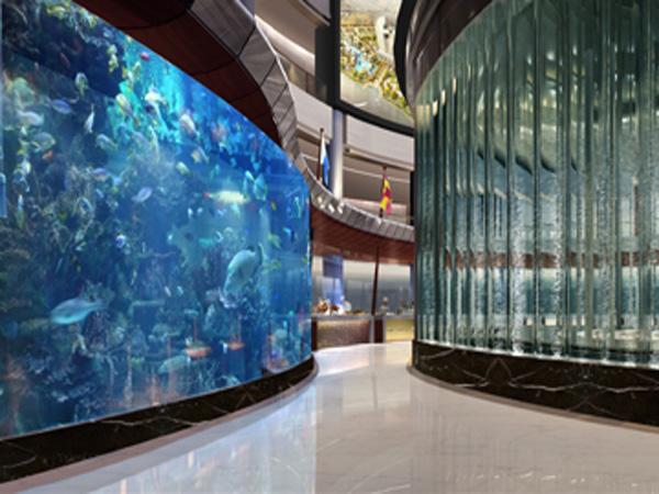 水族館展示魚缸圖片
