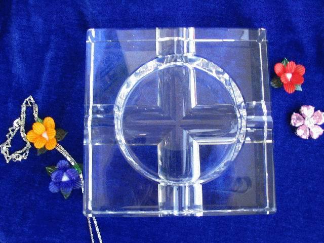 供應(yīng)水晶煙灰缸禮品廣告促銷水晶禮品