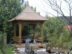 供應(yīng)湖南長沙制作好看的防腐木涼亭