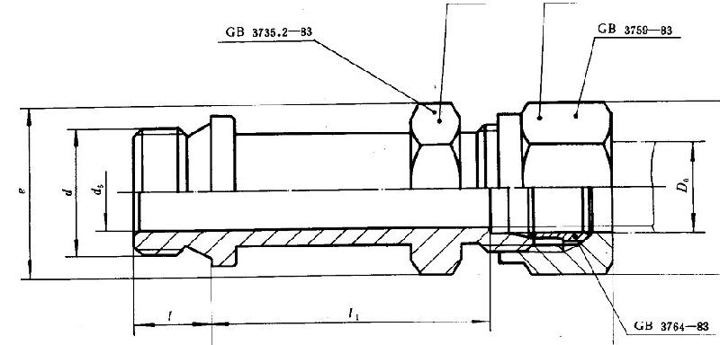 JB 988-77 焊接式直通管接头体