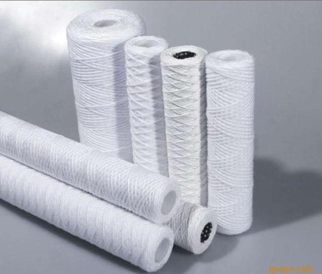 供應湖北脫脂棉線繞濾芯湖璃纖維濾芯