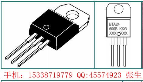 供应BTA24-800B可控硅25A/800V/TO-220AB现货