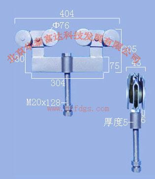 供应工业吊轮吊轨1500 超重型推拉门 超重型工业平移门 机库平移门