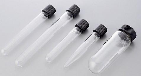 供應(yīng)進(jìn)口螺口試管（硬質(zhì)玻璃制）帶刻度試管（螺口）直銷中