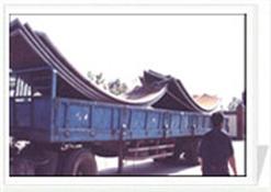 球罐帶料加工運(yùn)輸