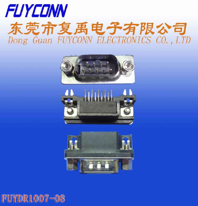 DRVGA-09公90度串口插板连接器图片