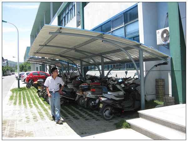 車棚雨棚圖片/車棚雨棚樣板圖 (3)