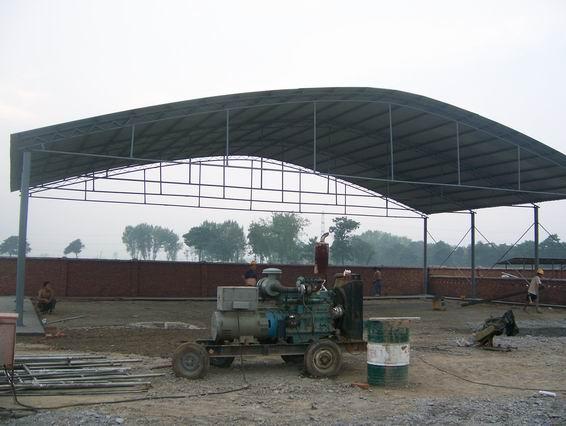 供應(yīng)桂林彩鋼棚 鋼筋棚