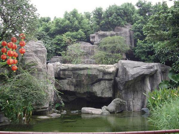 野山坡園林上的設計搭配圖片