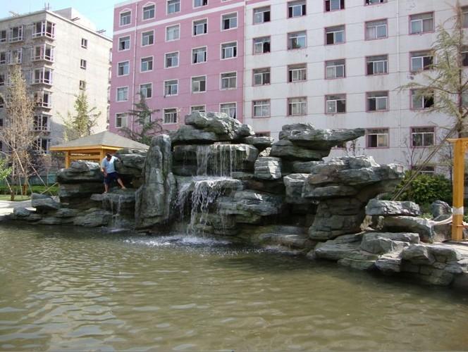 供應小區(qū)塑石水系景觀小區(qū)塑石水系景觀制作