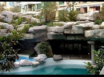 供應小區(qū)塑石水系景觀小區(qū)塑石水系景觀制作