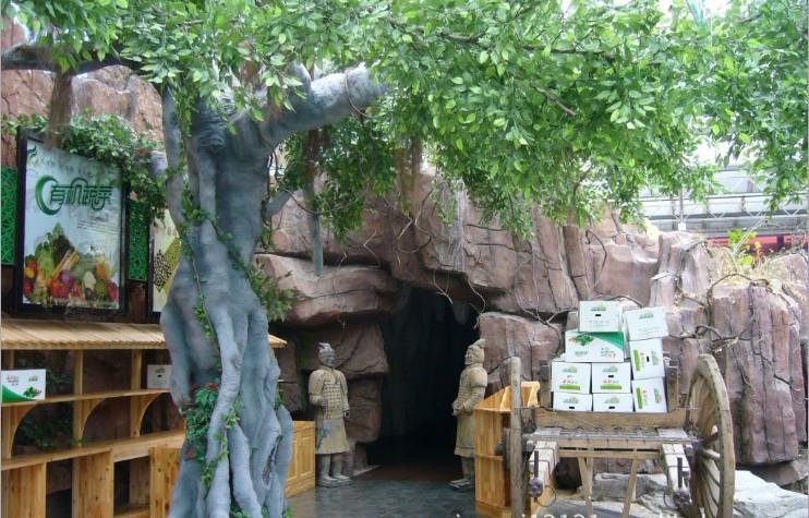 供應(yīng)江蘇生態(tài)園假山假樹作品