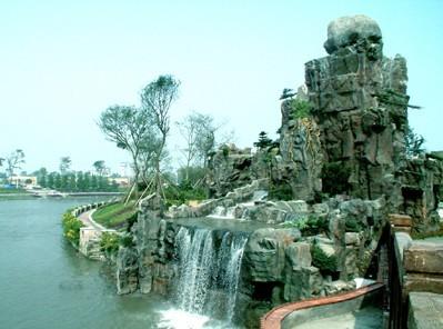 供應(yīng)濰坊小區(qū)假石 濰坊小區(qū)假山塑石濰坊假山塑石造景