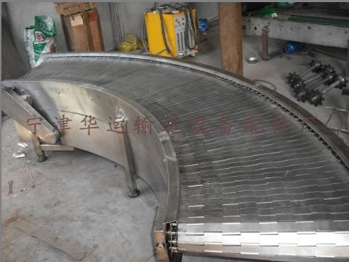 山東華運*級鏈板轉(zhuǎn)彎機，鏈板轉(zhuǎn)彎機制品廠華運保證無后顧之憂
