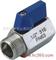 不銹鋼手柄1分、2分微型球閥圖片/不銹鋼手柄1分、2分微型球閥樣板圖 (2)