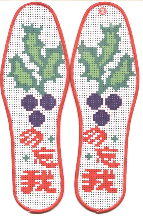 供應(yīng)鞋墊十字繡  不一樣的手工鞋墊半成品