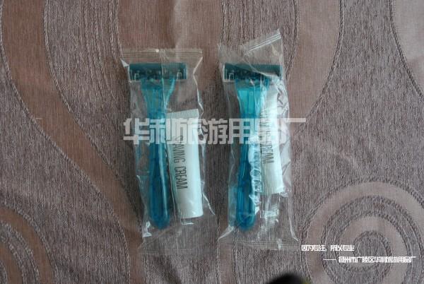 供应酒店透明剃须刀，10G宾馆剃须膏，酒店一次性用品