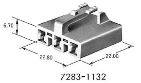 矢崎7283-1132连接器YAZAKI图片