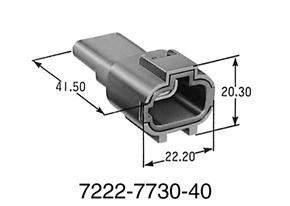 YAZAKI矢崎连接器7222-7730-40图片