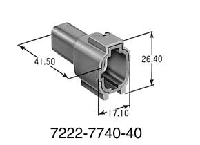 YAZAKI矢崎连接器7222-7740-40图片