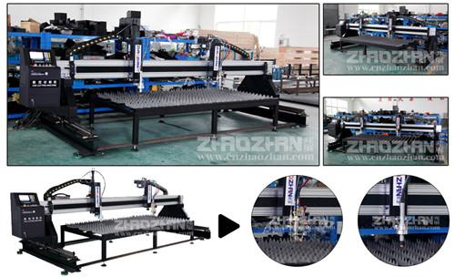 兆展龙门式数控火焰等离子切割机图片