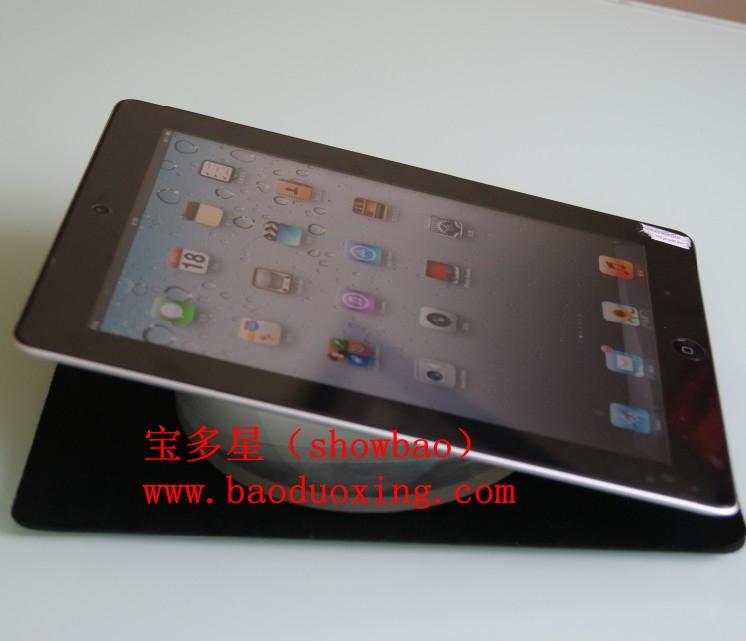 手提電腦獨(dú)立報(bào)警器/蘋果展示架/ipad2防盜托盤/平板電腦展示支座