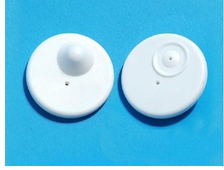 供應(yīng)射頻偏心圓服裝防盜硬標簽防盜扣光面服裝經(jīng)濟美觀服裝防盜標簽