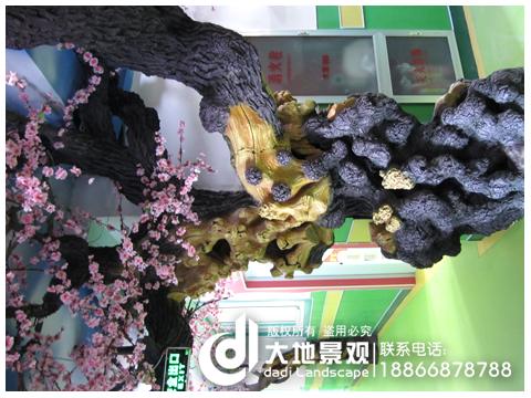 供應(yīng)仿木古樹(shù)假山塑石大門景觀