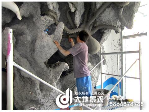 供應(yīng)仿真假樹(shù)假山景觀工程