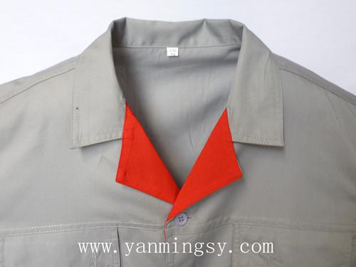 上海工作服訂做夏季勞保工作服，操作工耐磨帆布工作裝