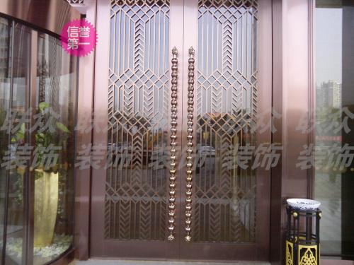 供應(yīng)成都不銹鋼仿銅門價格，成都不銹鋼仿銅門安裝，成都不銹鋼仿銅門定做