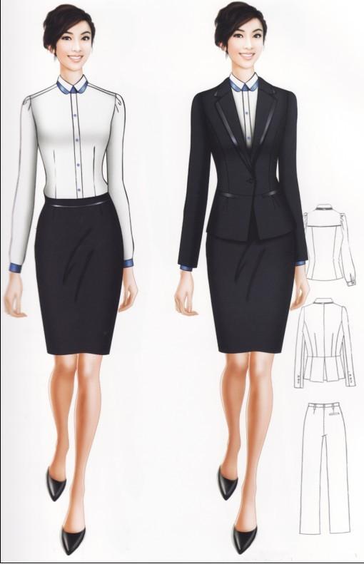 供應(yīng)南寧服裝公司訂制各種時(shí)尚職業(yè)套裙