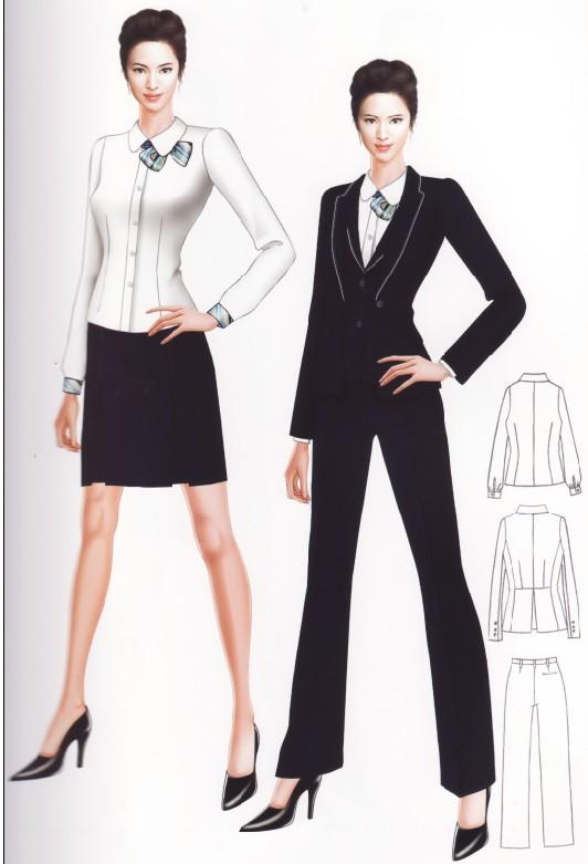 供應(yīng)專業(yè)定制時(shí)尚職業(yè)套裙