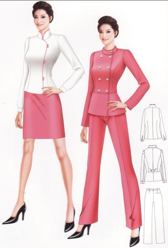 供應南寧服裝公司定制各種時尚職業(yè)套裙