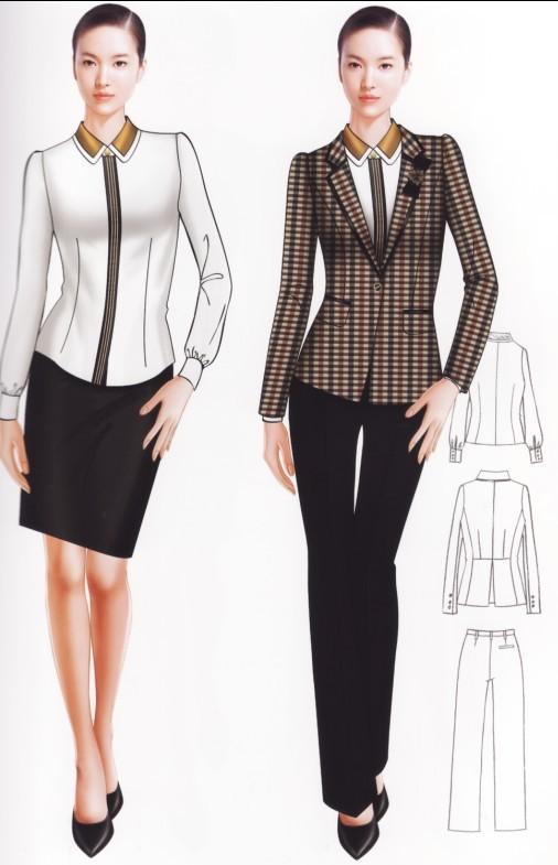 供應(yīng)南寧服裝公司訂制各種時(shí)尚職業(yè)套裙