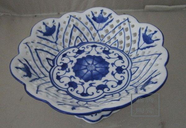 供應青花瓷果盤