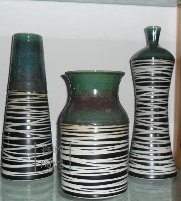 供應(yīng)陶藝三件套/陶瓷工藝品